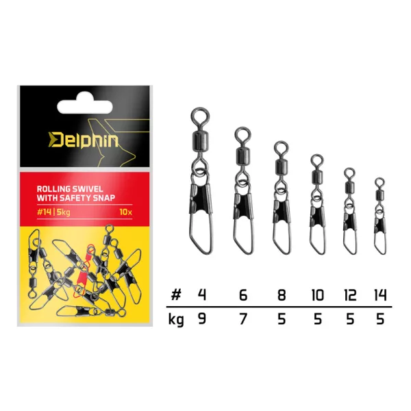 Delphin Bezpečnostní obratlík #8 10ks