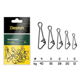 Delphin Hákové Klipsy #3 10db
