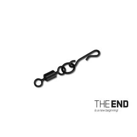   Delphin THE END Q-Cast Q Tvarovaný obratlík s kroužkem #4 10ks