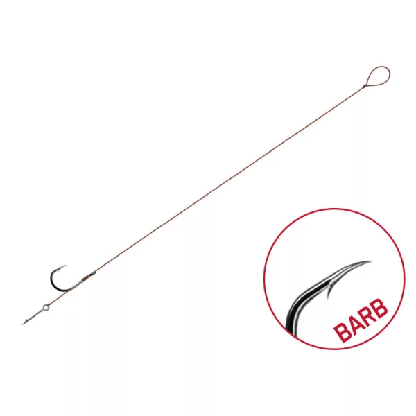 Delphin Proxi Sting Navázaný Háček 12cm / 0,10mm / BARB #6 / Sting 5mm