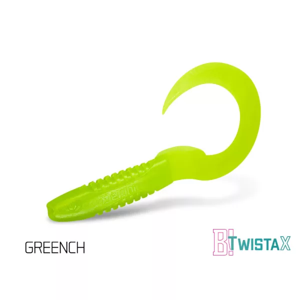 Delphin TwistaX Eeltail UVs - Greench 15cm Plastová Nástraha 5ks