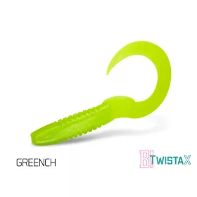   Delphin TwistaX Eeltail UVs - Greench 6cm Plastová Nástraha 5ks