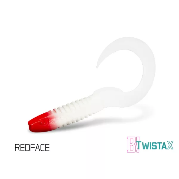 Delphin TwistaX Eeltail UVs - Redface 6cm Plastiková nástraha 5ks