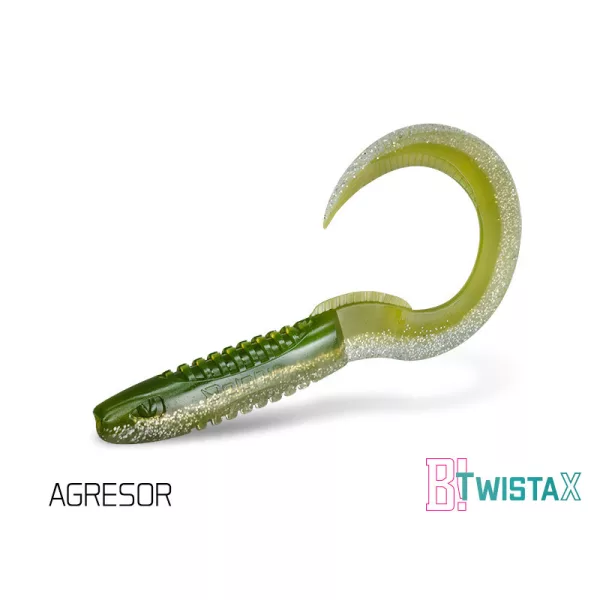 Delphin TwistaX Eeltail UVs - Agresor 6cm Plastová Nástraha 5ks