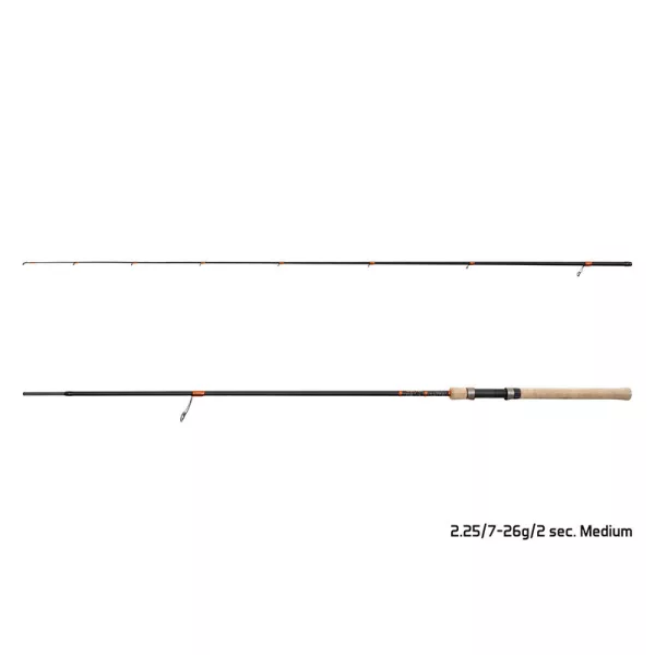 Delphin Corx Spin Medium 2,25m 7-26gr 2dílný Přívlačový prut