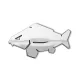 Delphin Carp 3D Nálepka Chrom