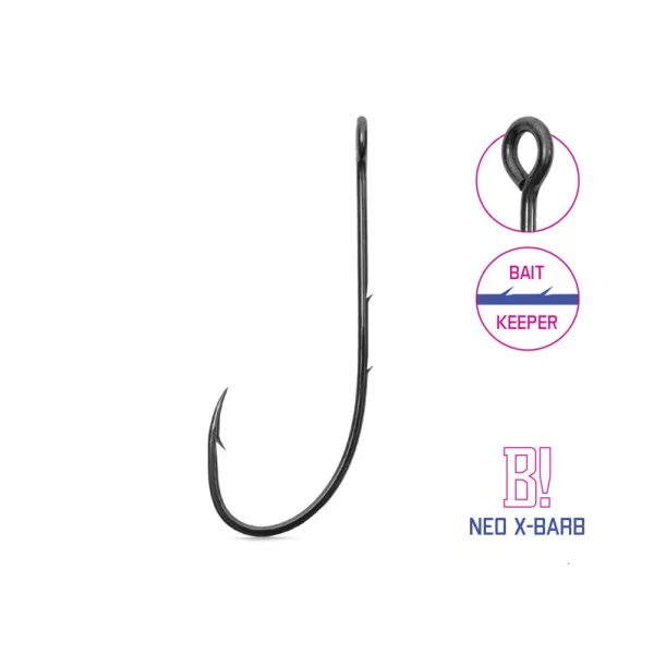 Delphin B! Neo X-Barb 2 Očko, vousatý Cheburashka háček 10ks