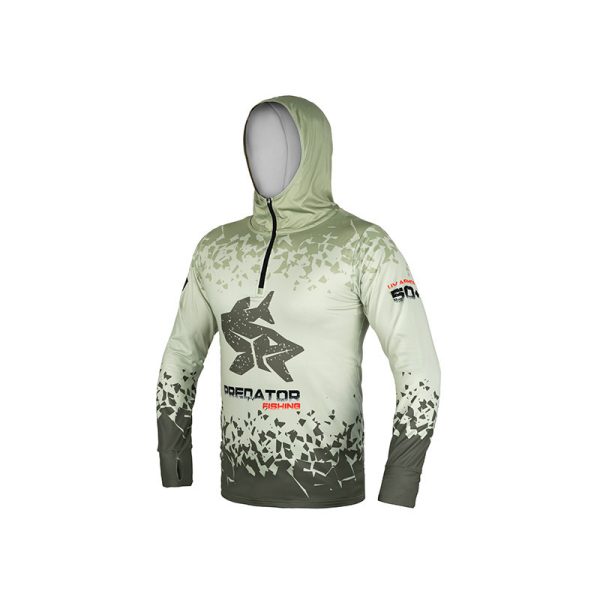 Delphin UV Armor 50+ Predator Mikina s kapucí s dlouhým rukávem S