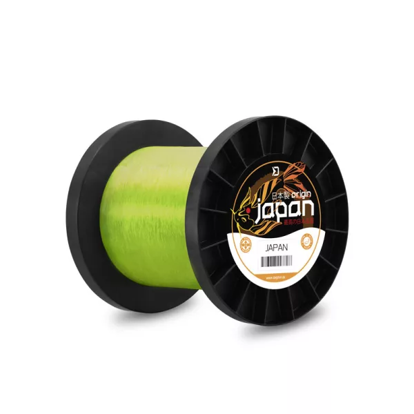 Delphin Japan Origin 0,286mm 1200m Fluo Žlutý Monofilní Kmenový Vlasec
