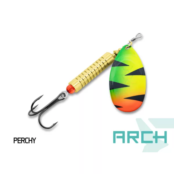 Delphin Arch Spinner Perchy 2gr rotační třpytka