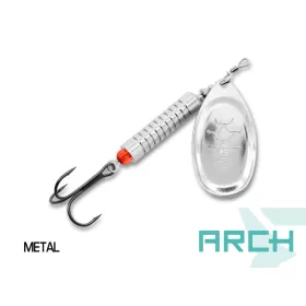 Delphin Arch Spinner Metal 4gr Třpytka