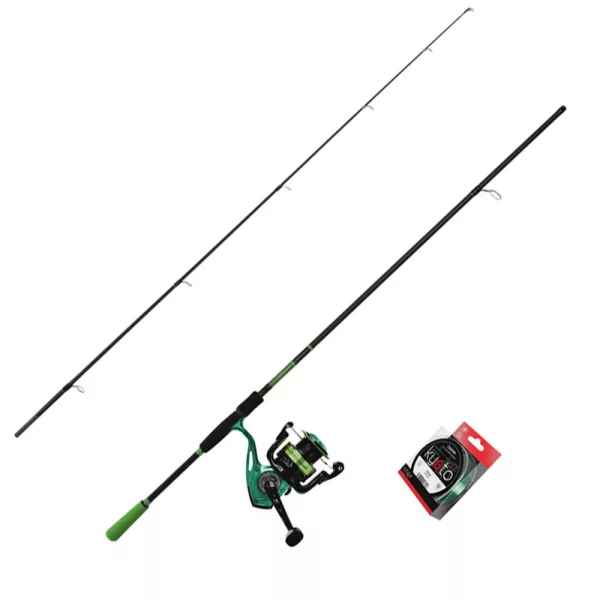 Delphin GreenSpin 2,40m Přívlačový set