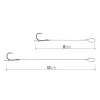 Delphin Braided Sting Feeder Rig 12cm Pletený Předvázaný 8 Háček Chinu 10ks