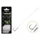 Delphin Fluoro Sting Feeder Rig 8cm Fluorocarbon Předvázaný 8 háček Turner 10ks