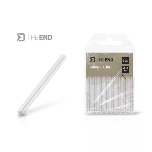 Delphin The End 43x3mm čirá smršťovací bužírka 30ks
