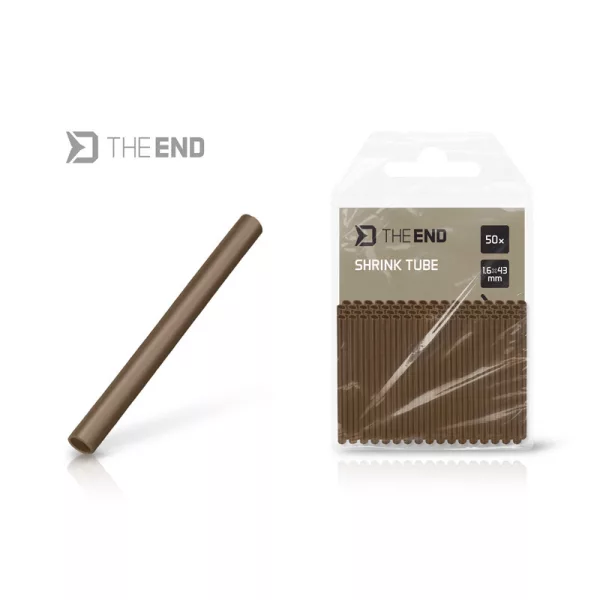 Delphin The End 1,6x43mm Hnědá smršťovací bužírka 50ks
