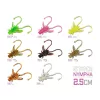Delphin B! Stinx Nympha Muddy 2,5cm Umelá nástraha 20ks