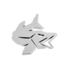 Delphin Pike Černá 3D Nálepka