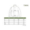 Delphin Twin Zip Fleece Bunda L