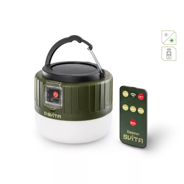 Delphin Svita Kempingová lampa s dálkovým ovládáním 4W/3600mAh