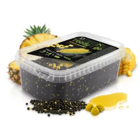   Delphin Reaxe Ready&Go Peletový box Kukuřice-Ananas 400gr + 120ml Booster a 10mm Wafters