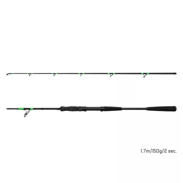 Delphin MonstaX 1,70m 150gr 2dílný Sumcový prut