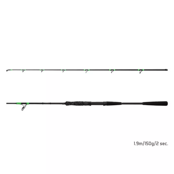 Delphin MonstaX 1,90m 150gr 2 dílný Prut na sumce