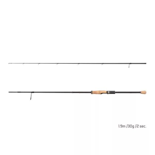 Delphin RaveX 1,90m 30gr 2 részes Pergető Bot