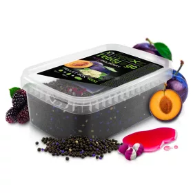   Delphin Reaxe Ready&Go Švestka-Moruše Pellet Box 400gr +120ml Booster + 10mm Wafter