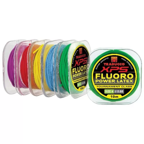 Trabucco XPS Fluoro Latex 6/1,0mm 10m Pevná tyčová guma