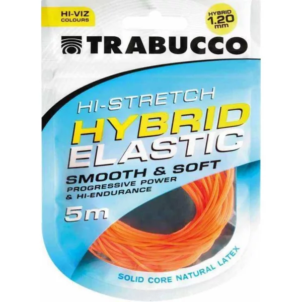 Trabucco HI-Stretch Hybrid Elastic 1,2mm Hybridní tyčová guma 5m