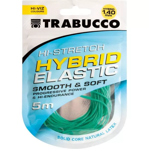 Trabucco HI-Stretch Hybrid Elastic 1,4mm Hybridní tyčová guma 5m