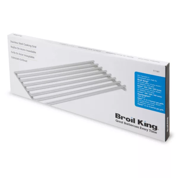 Broil King Baron/Crown Kulatý Grilovací Rošt 44.3x16cm Nerezový