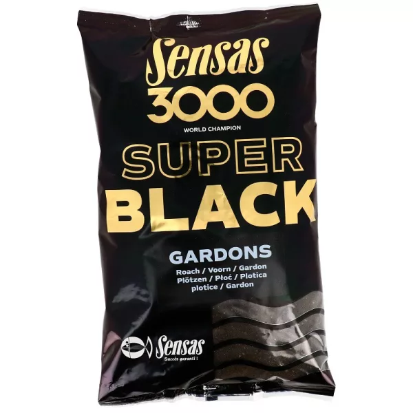 Sensas 3000 Super Černá Plotice krmení 1kg
