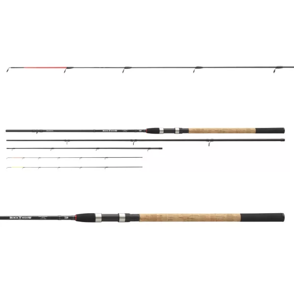 Daiwa Black Widow Feeder 3,60m 150gr 3+2 dílný Feederový prut