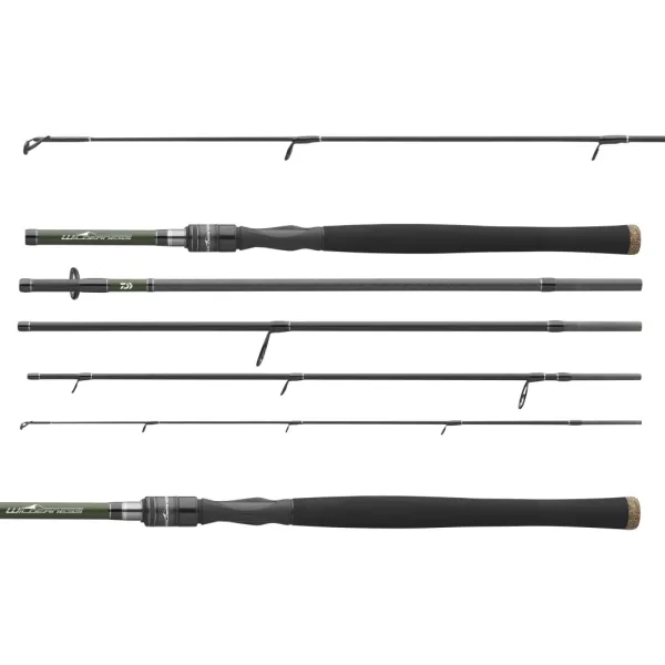 Daiwa Wilderness Travel 2,05m 2-10gr 4dílný cestovní přívlačový prut
