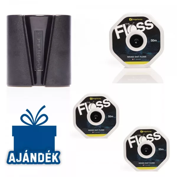 RidgeMonkey The Floss vázací šňůrka Triopack DÁREK s doplňkem Ezee Knot