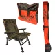 Carp Expert Comfort Camo Rybářské křeslo (25x50cm) se sadou ramenních tašek