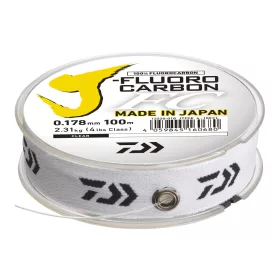   Daiwa J-Fluorocarbon Průhledný 0,645mm 50m Fluorocarbonový návazcový vlasec