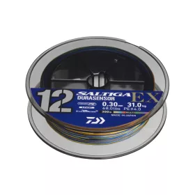   Daiwa Saltiga Durasensor 12 Braid EX+Si3 Multi-Color 0,45mm 400m Pletená hlavní šňůra