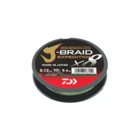   Daiwa J-Braid Expedition X8 Dark Green 0,20mm 3000m Pletená hlavní šňůra