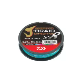   Daiwa J-Braid Expedition X8 Multi-Color 0,20mm 300m Pletená Hlavní Šňůra