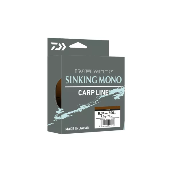 Daiwa Infinity Sinking Mono Dark Olive 0,28mm 500m Monofil Hlavní vlasec