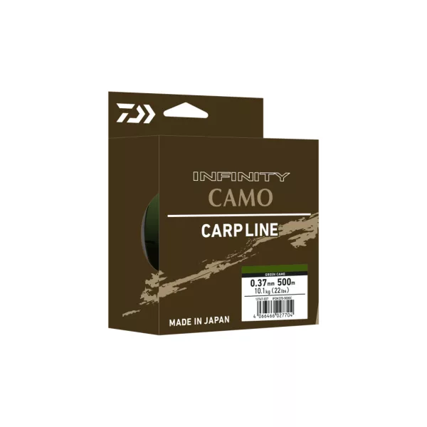 Daiwa Infinity Camo Brown 0,41mm 500m Monofilní kmenový vlasec