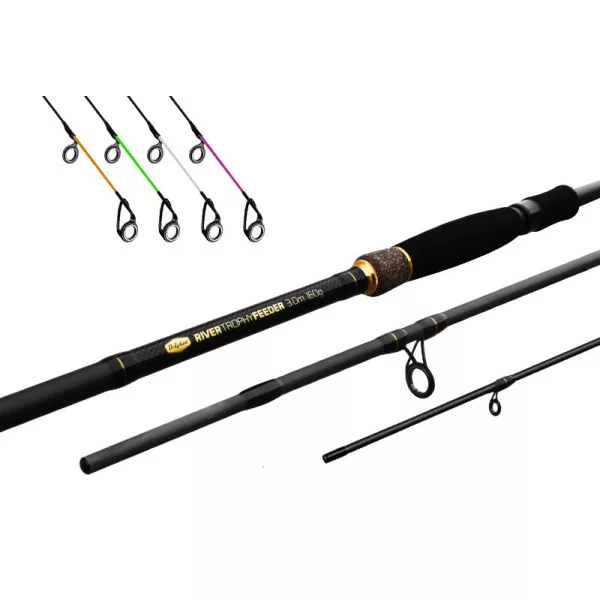 Delphin RIVER Trophy feederový prut + 4 špičky 300cm/160g