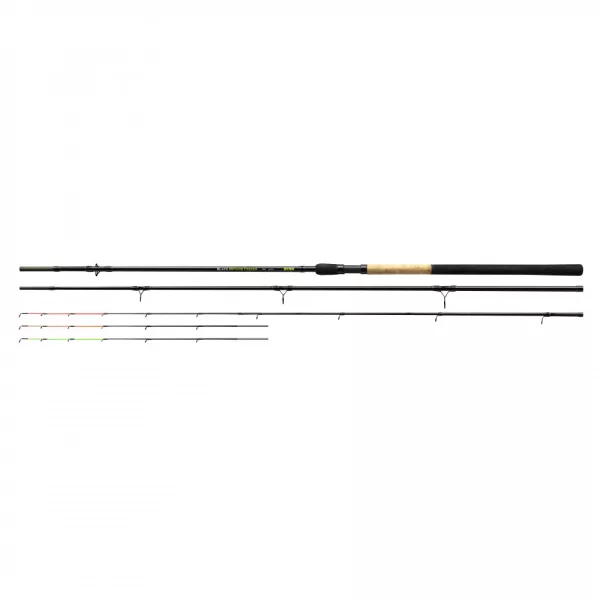 Stég Černý Metod Feeder 390XH 50-150gr 3+3 dílný Feeder prut