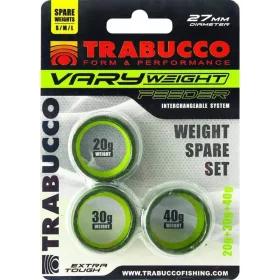   Trabucco Vary Weight Distance Cage Feeder 30gr, 40gr, 50gr Feeder košík sada závaží