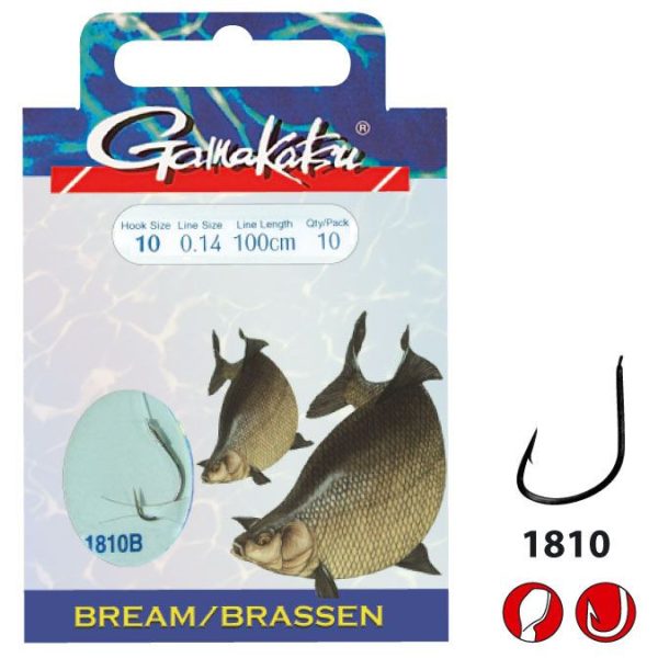 Gamakatsu Bream Feeder LS-1810B #12 0,14mm 75cm předvázaný háček