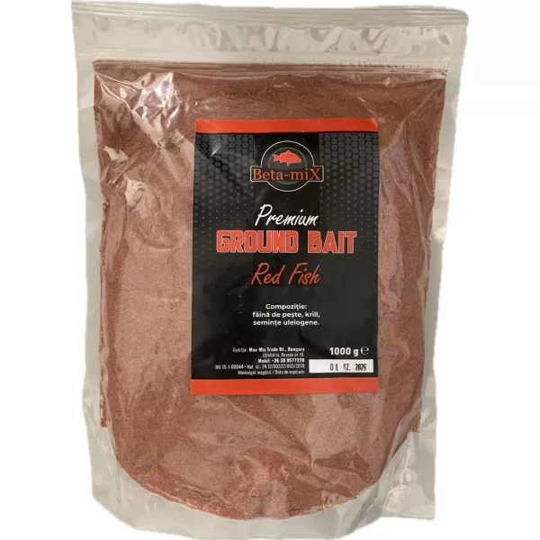 Betamix Prémiové krmivo Red-Fish Krill Method Mix Kreveta-Sépie 1000gr
