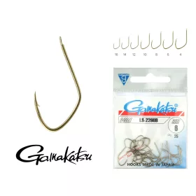   Gamakatsu LS-2260B/012 Bronzová 12 25ks/balení Háček na jemnou montáž s lopatkou a protihrotem